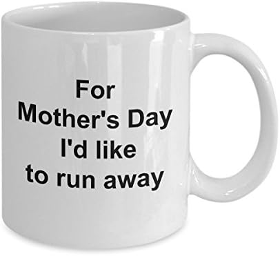 Hollywood & Twine Carpool Мама кригла - За Денот на мајката Би сакал да избегам смешна чаша чај од чаша чај