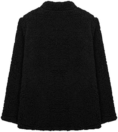 Nokmopo жени зимски палта женски моден кадифен патент со долг ракав зашивање топол џемпер врвови палто зима
