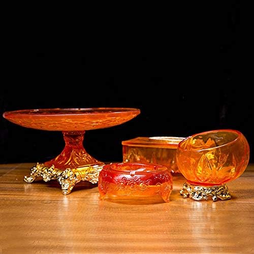 Јанг1мн смола занаети стаклени украси креативни тексас овошје чаша пепелник