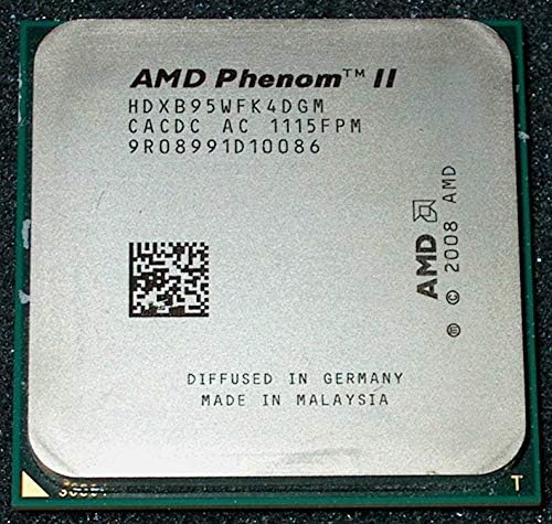 AMD феном II X4 B95 3.0GHz 4x512KB/6MB L3 Socket AM3 Quad-Core процесор