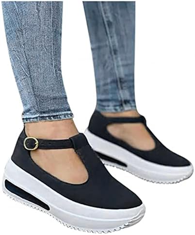 Аиху женски модни патики, женски летни обични чипкани чевли со цврсти патики за одење