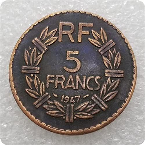 Занаети Франција 1947 година Колекција на монети на мотори