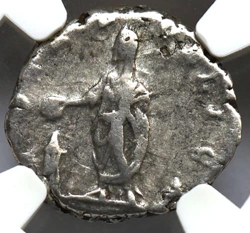 Тоа 193-211 година од н.е. Антички Империјал Рим, император Септимиус Северус Антички римски сребрена монета Денариус фино NGC