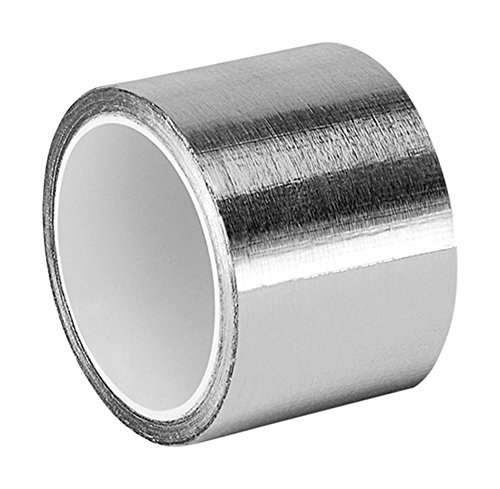 Tapecase 433 0,313 x 60yd сребрена висока температура алуминиум/силиконска леплива фолија лента, 0,313 x 60 yd ролна, -65 до 600 степени