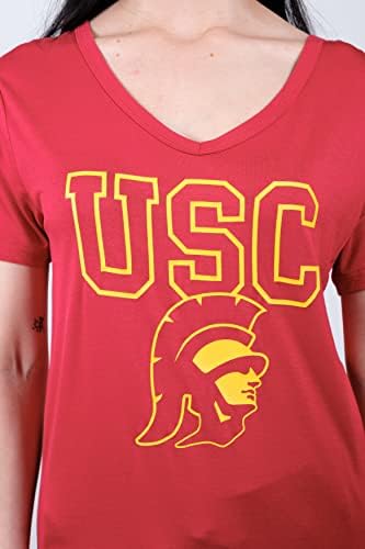 Ultra Game NCAA женска облека за спиење мека маица и фланел шорцеви