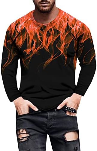 Мажи модна тркалезна блуза на вратот на отворено атлетски џемпер мек дише за дишење на необична маичка гроздобер пуловер врвот