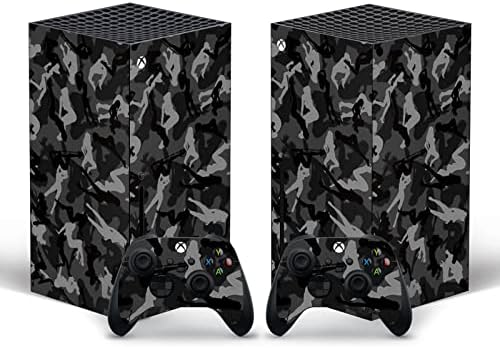 Guugoon маскирна кожи компатибилна со контролорот на конзолата Xbox Series X, налепници за винил за декорации за Xbox Series X, 10