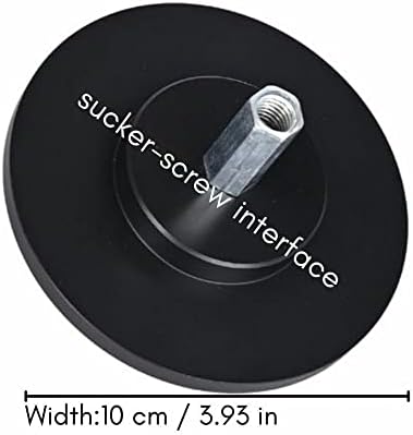 1x M8 завртка за завртки за вакуум VAC-U-заклучување машина прицврстувачи за вшмукување чаша конектор црна