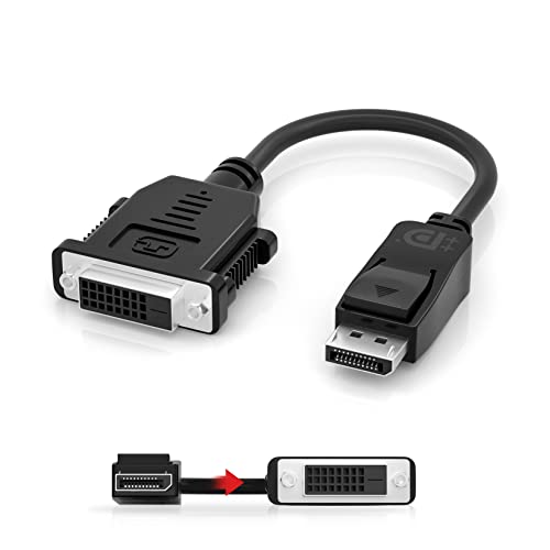 Bolaazul Displayport до DVI-D кабел за адаптер за единечни врски, приказ Порт DP 1.2 до DVI конвертор кабел пасивно машко до