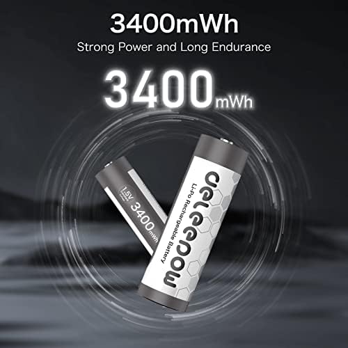 Делепоу Пакет Наter Батерии за Полнење Со Полнач И Литиум Bat Батерии