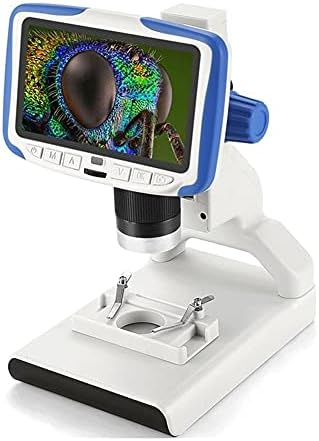 ЖУХВ 200х Дигитален Микроскоп 5 Екран На Екранот Видео Микроскоп Електронски Микроскоп Презентирајте Ја Алатката За Научна Биологија