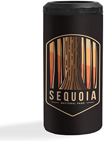 Sequoia изолирана тенок може да биде поладен - Национален парк може да биде поладен - уметнички изолирани тенок може да се полади