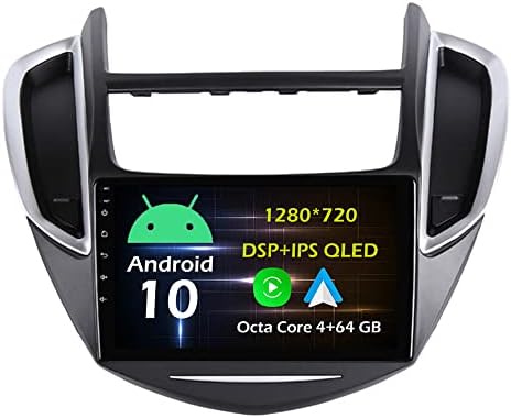 9 4+64GB Android 10 Во Цртичка Автомобил Стерео Радио Одговара За Chevrolet Trax 2013 14 15 16 GPS Навигација Главата Единица Carplay