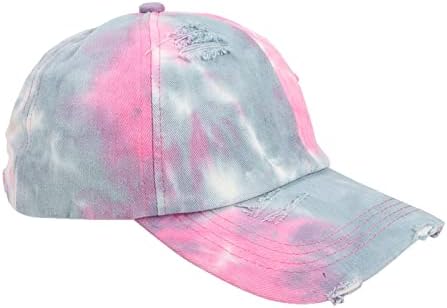 Врза за боење мастило за сликање на мастило женски мрежи зачудувачки капачиња, ретро бејзбол капа, дебела капа