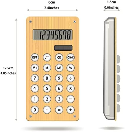 Основен калкулатор, 8-цифрен слатко калкулатор за работна површина, двојна моќ, игра со лавиринт, студиски подарок за деца