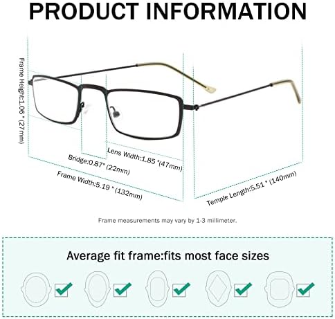 Очила За Очи Заштедете 10% На Комплет 5 Пакети Гроздобер Очила за Читање За Мажи и 5 Пакети Читачи на Половина Око +1.25