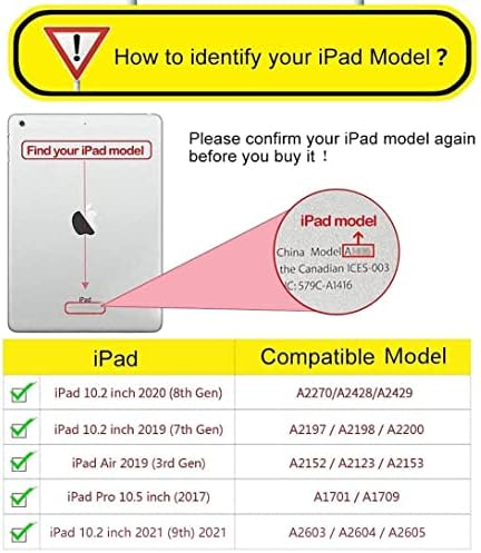 Ipad 9-Ти Генерал 2021 Случај со тастатура 10,2 инчи, iPad 8-ми Генерација 2020/iPad 7-ми Генерација 2019/iPad Air 3/iPad Pro 10,5 Куќиште За Тастатура, Отстранлива Безжична Bluetooth Тастатура со ?