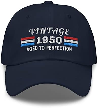 1950 година 72 -ти роденденски украсен тато капа - Гроздобер 72 годишна облека за роденденска облека