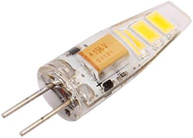 X-DREE AC/DC12V 1.5 W G4 5730SMD LED Сијалица од пченка 6-LED силиконска Светилка Неутрална Бела (AC / DC12V 1.5 W G4 5730SMD БОМБИЛА ЛЕД