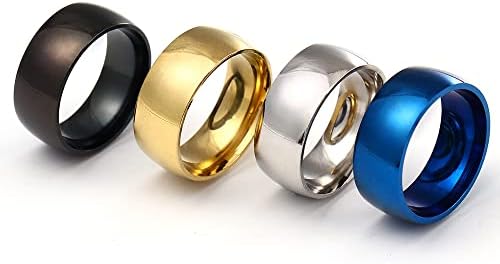 Сини прстени на Колесо 8мм за мажи и жени Персонализиран прстен Прилагодете го прстенот врежан прстен-75856