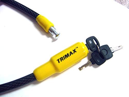 Trimax TQ1532 Trimaflex Интегрирана заклучена со клучеви кабел, жолта / црна,