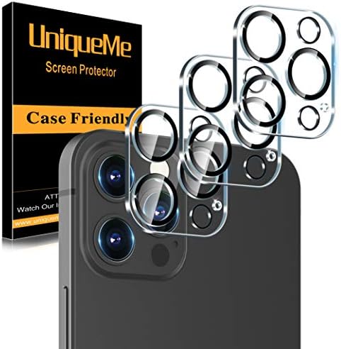 Уникатен ??? ???? [3 пакет] Компатибилен со iPhone 12 Pro Max 6.7 Заштитник на леќи со камера, калено стакло, [пријателски расположен] [отпорен