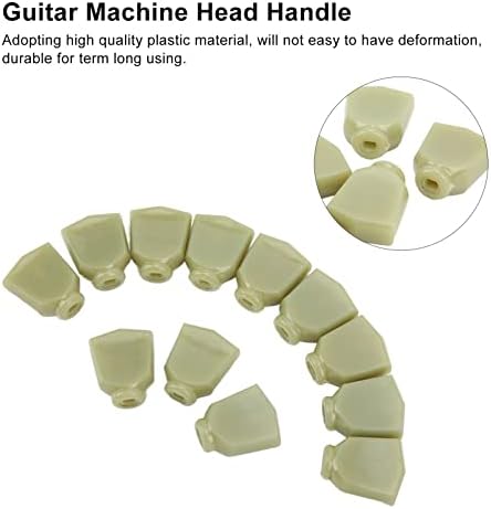 12 парчиња гитара машина за глава постави гитара за мерење на гитара за замена на копчињата зелена за акустична електрична гитара