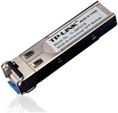 TP-LINK TL-SM321B 1000BASE-BX WDM Bi-Directional SFP модул, LC конектор, TX: 1310NM/RX: 1550NM, единечен режим, 10km