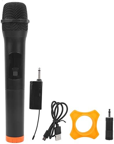 Woldax Безжичен микрофон Караоке метал рачен микрофон за домашна конференциска фаза на конференција