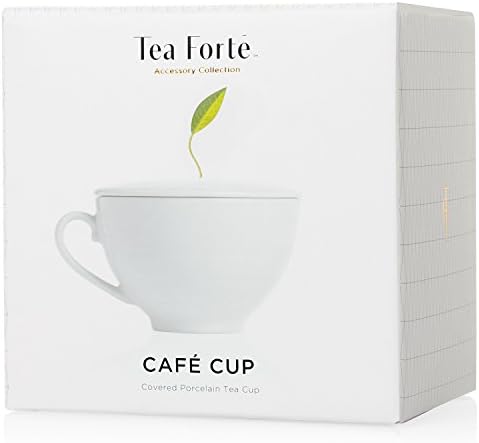 Чај Форте Кафе Чаша Порцелан Чај Чаша И Капак, Обичај Покритие Држи Чај Топло Додека Стрмни