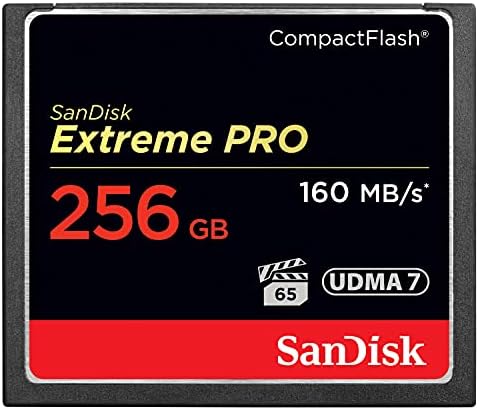 Sandisk 256gb Екстремни ПРО Компактен Flash Мемориска Картичка УДМА 7 Брзина До 160mb/s-SDCFXPS-256G-X46 &засилувач; 256gb Екстремни ПРО SDXC UHS-I Мемориска Картичка-C10, U3, V30, 4K UHD, SD Картичка-SDS