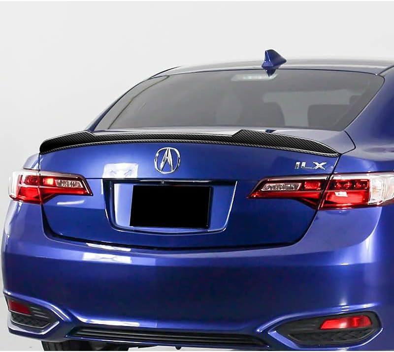 Driftx Перформанси, багажникот Спојлер крило одговара За Компатибилен со 2013-2018 Acura ILX Седан V-Стил Јаглеродни Влакна Патка Багажникот