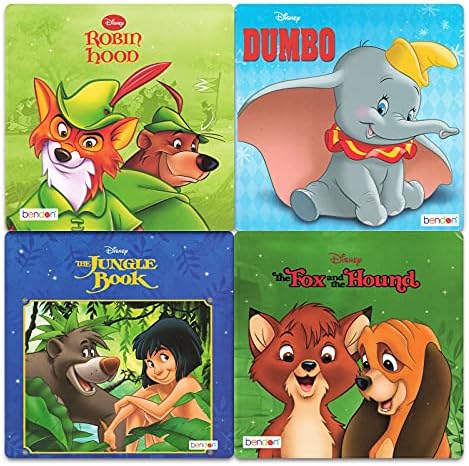 Колекција На Класични Приказни на дизни За Мали Деца ~ 8 Пакет Книги На Дизни Со Дамбо, Кралот Лав, Книгата За Џунгла, 101 Далматинец И Повеќе