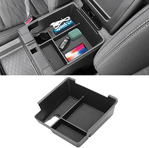 Jaronx компатибилен со 2022 2023 Nissan Frontier Center Console The Tray, Организатор на кутии за складирање на кутии за складирање