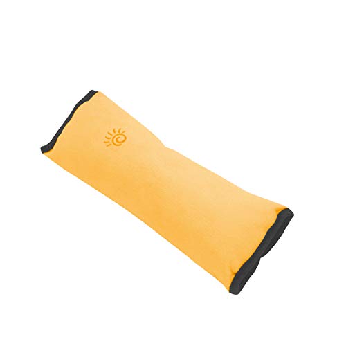 Безбедно-О-Кид 1 монтиран монтиран перница/перница за поддршка на вратот, перница за каиш за деца, мали деца-пакет од 1, жолт