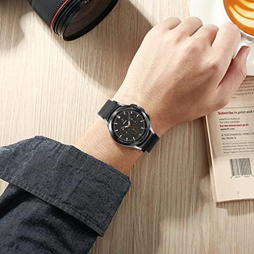 2 пакувања без метални ленти со јаз компатибилни со Samsung Galaxy Watch 5/Watch 5 Pro/Galaxy Watch 4 40mm 44mm/Galaxy Watch 4 Classic 42mm