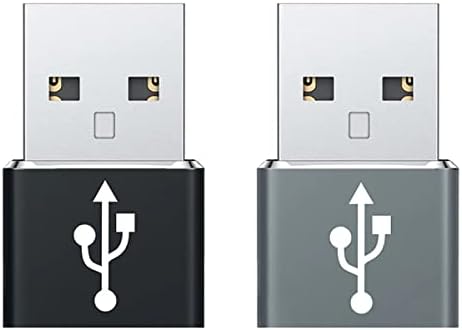 USB-C женски до USB машки брз адаптер компатибилен со вашата брзина LG G5 H858 за полнач, синхронизација, OTG уреди како тастатура,