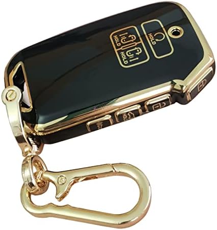 Qixiubia за Kia Key Fob Cover Cover без клучеви далечински паметна клуч со клучеви со клучеви за клучеви за Kia Carnival 7 копчиња копчиња