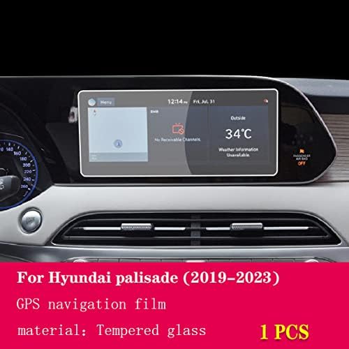 Mguotp Автомобил Внатрешни Налепници Екран Анти-Гребење Заштитник Tpu Филм, За Hyundai Palisade 2019-2023