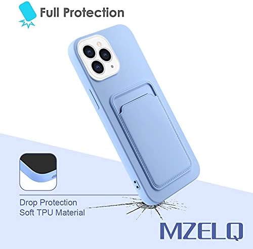 MZELQ Компатибилен со Iphone 13 Pro Случај, Капак За Заштита На Камерата На Држачот На Картичката за iPhone 13 Pro + Заштитник На Екранот,