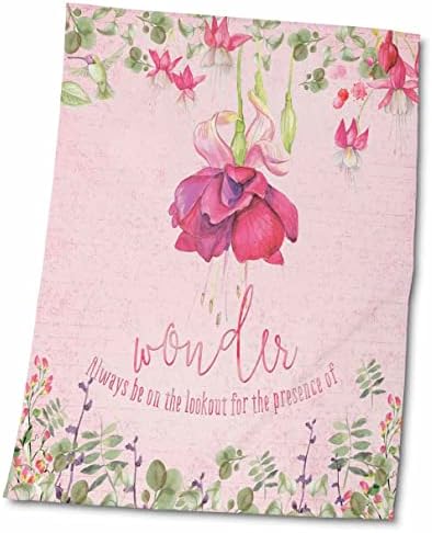 3drose typography Флорална акварела розова гроздобер излитена шик чудо цвет - крпи