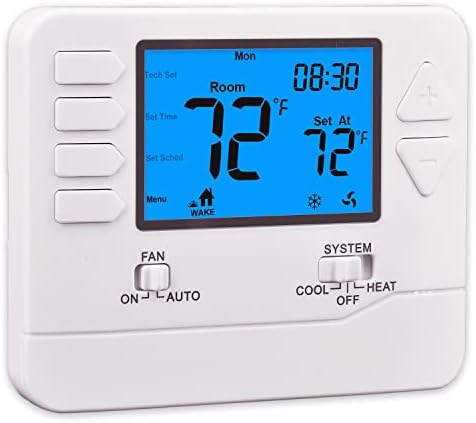 Термостати, Suuwer 5-1-1 ден програмабилен термостат за дома, до 1 топлина/ 1 кул