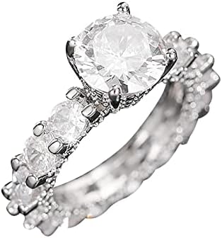 Yistu жени модни прстени цирконија прстен за жени моден накит популарни додатоци