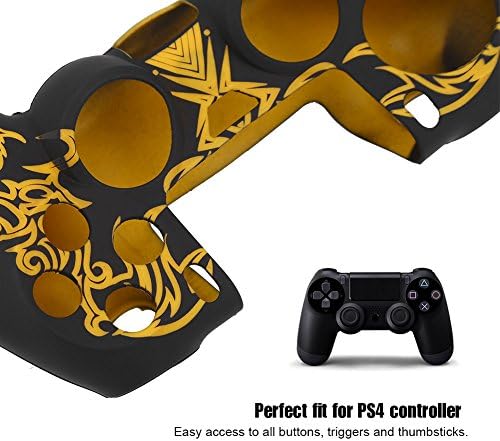Bewinner Gamepad Контролер Капак Силиконски Капак ЗА PS4 Контролер, Покритие Заштитни Капаци ЗА PS4, Капак Случај Силиконски Капак Заштитник Додатоци ЗА PS4 Контролер