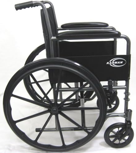 Карман Лесна инвалидска количка со отстранлив потпирач за нозе, 18