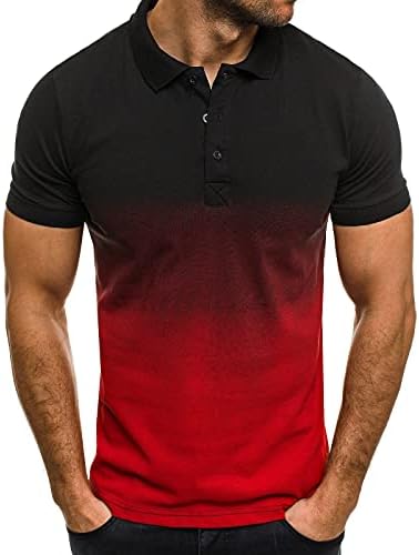 Маички маички за голф поло маица кратки ракави пулвер градиент тенис маичка атлетска обична со дрес на врвен спортски дрес