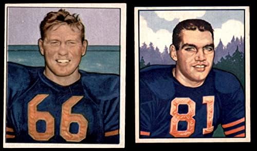 1950 Bowman Chicago Bears Team постави чикаго мечки екс/мечки на MT