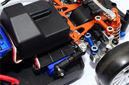 GPM за Traxxas Latrax Rally & Latrax SST делови за надградба челични серво -вратоврска со пластични краеви - 1 парчиња црна
