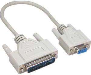 ACCL 1FT DB9-F/DB25-M Сериски кабел, 1 пакет