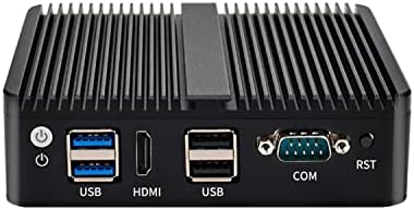 Хунсн Микро Заштитен Ѕид Апарат, Мини КОМПЈУТЕР, OPNsense, Untangle, VPN, Рутер КОМПЈУТЕР, Интел J4125, RC06, AES-NI, 4 x Intel I211 LAN, 4 x USB, HDMI, COM, SIM Слот, 8G RAM МЕМОРИЈА, 256G SSD